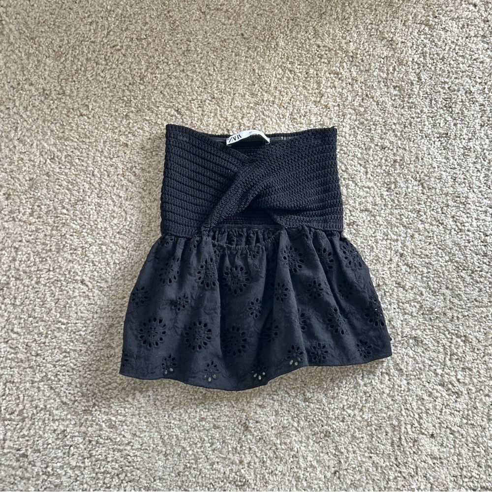 Zara Black Sleeveless Tank